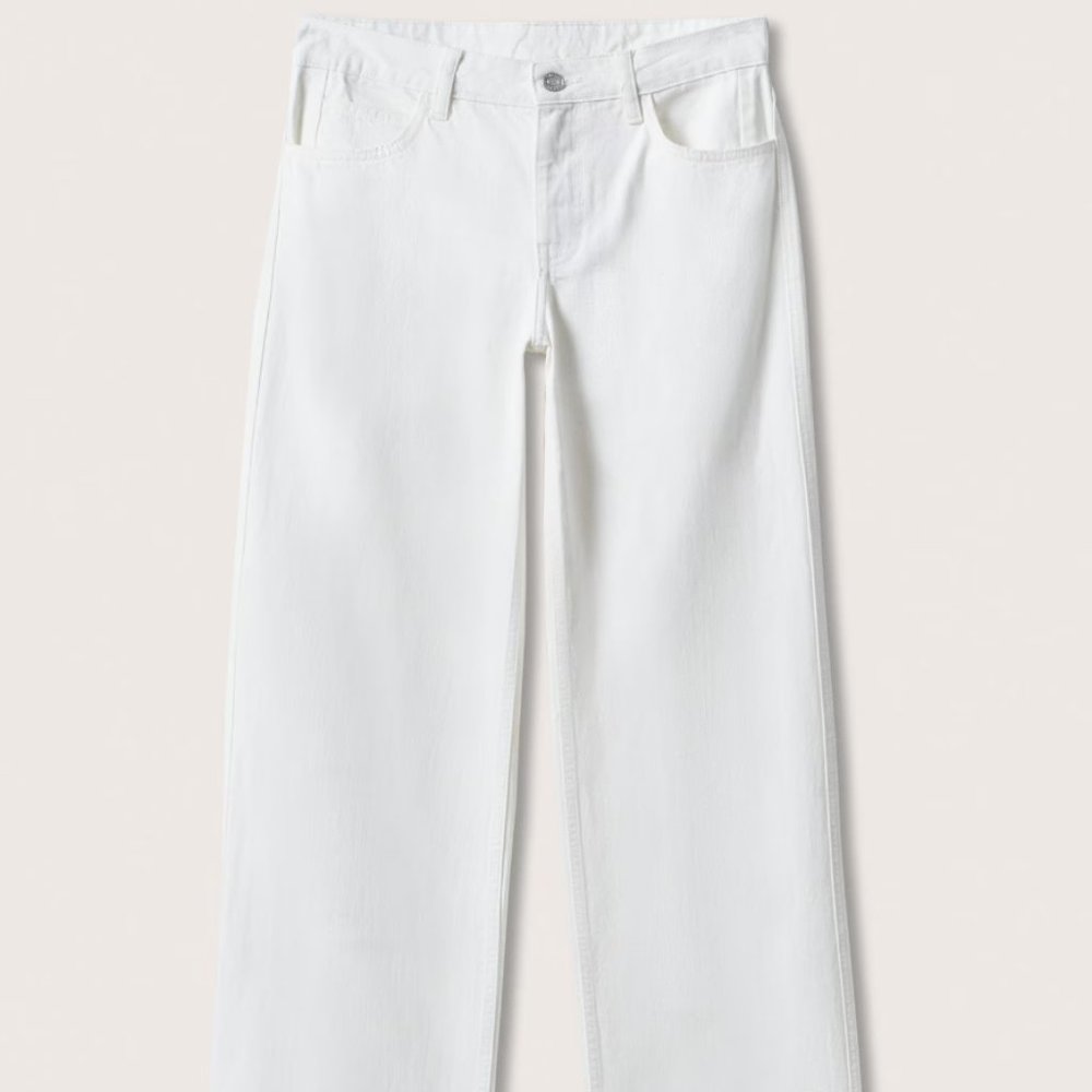 Medium-rise wideleg jeans - Mango